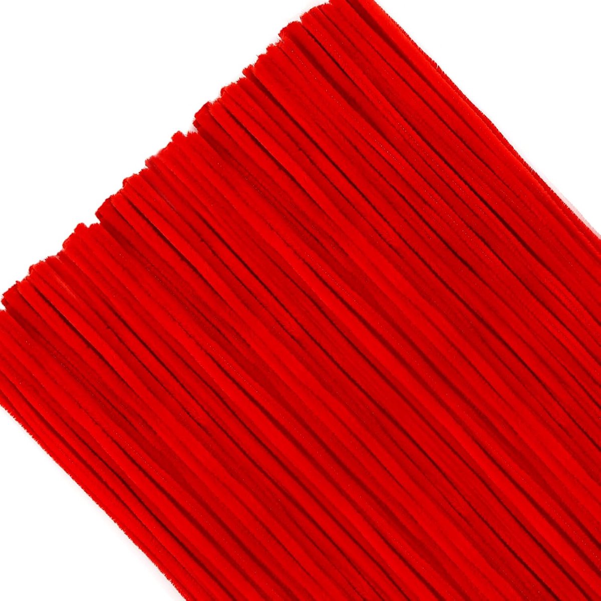 200 stuks Pijpenragers Rood Chenilledraad Pijpenragers om te Knutselen 30 cm Buigpluche Knutseldraad voor doe-het-zelf Decoratief Handwerk