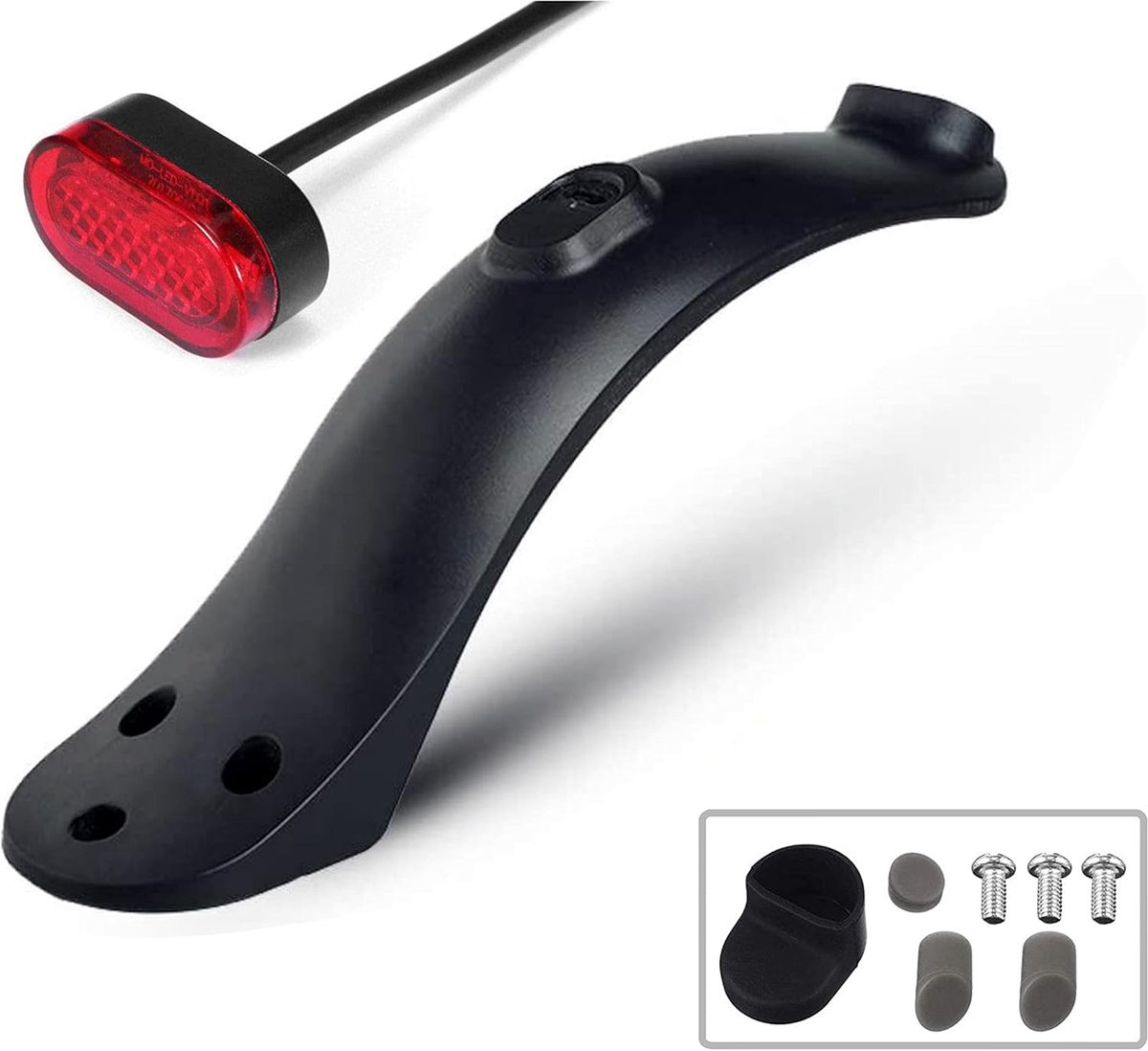 achterspatbord met achterlichten compatibel voor Xiaomi 1S M365 Pro elektrische scooter