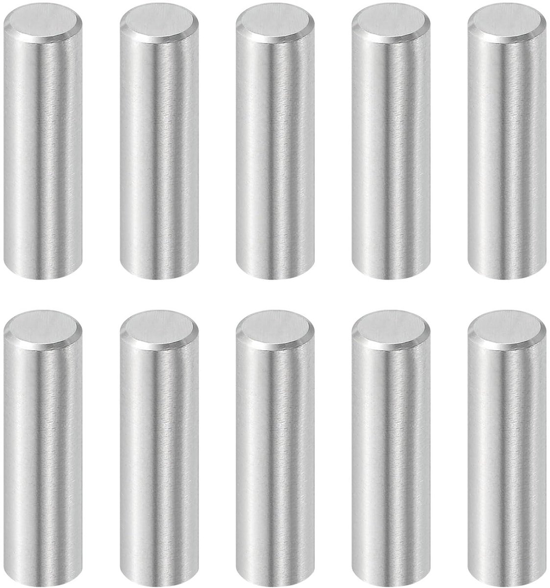 10 stuks 1/4x3/4" plugpennen, lagerstaal cilindrische plugpennen planksteunpen penstang bevestigingselementen metalen plankpennen