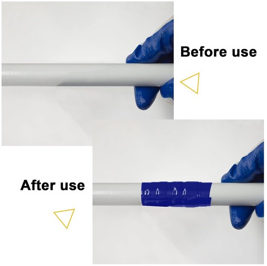 Isolatietape, hittebestendige reparatietape, waterdichte afdichtingstape, zelfklevend, 2,5 mm x 3 m, voor waterdichte reparaties, elektrische verbindingen, blauw — afbeelding 3