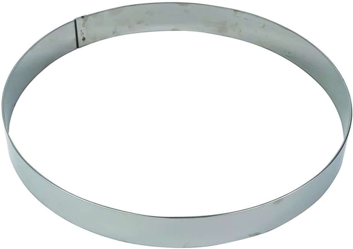 865070 Cirkel met schuim, roestvrij staal
