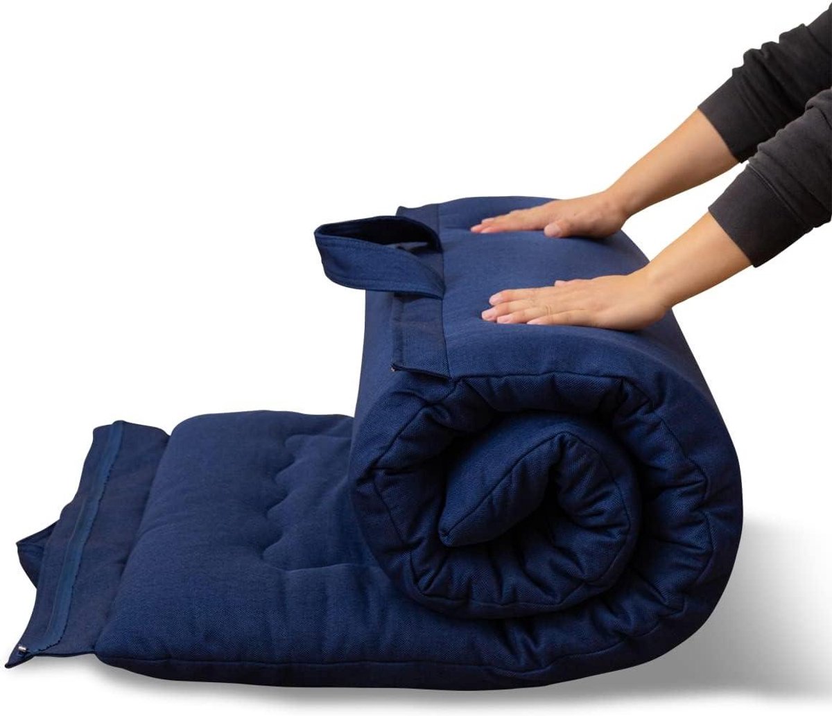 Opvouwbare Matras - Kampeer Mat - Logeren Buiten - Met Handvat - 190x71 cm - Blauw