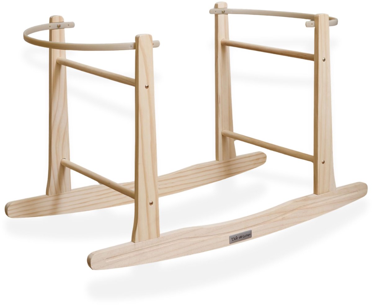 Babymandje standaard - Hout - Stevig en veilig - Ideaal voor onderweg - ShopVlot
