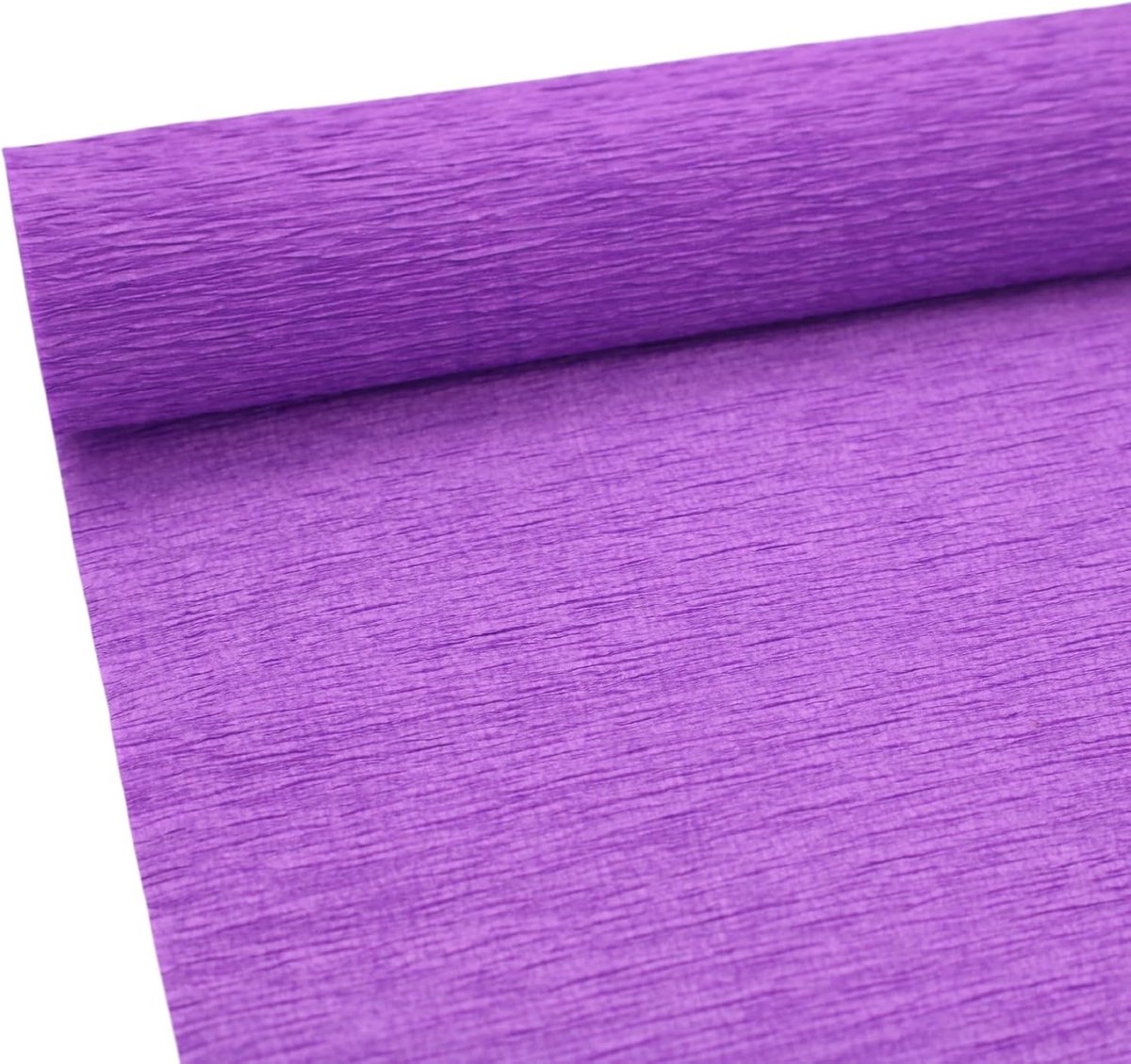 Premium Crepe Paper Rol voor Bloemschikken en Creatieve Projecten, 10" Breed, 2.4m Lengte, Wit, Groen en Roze Kleuren
