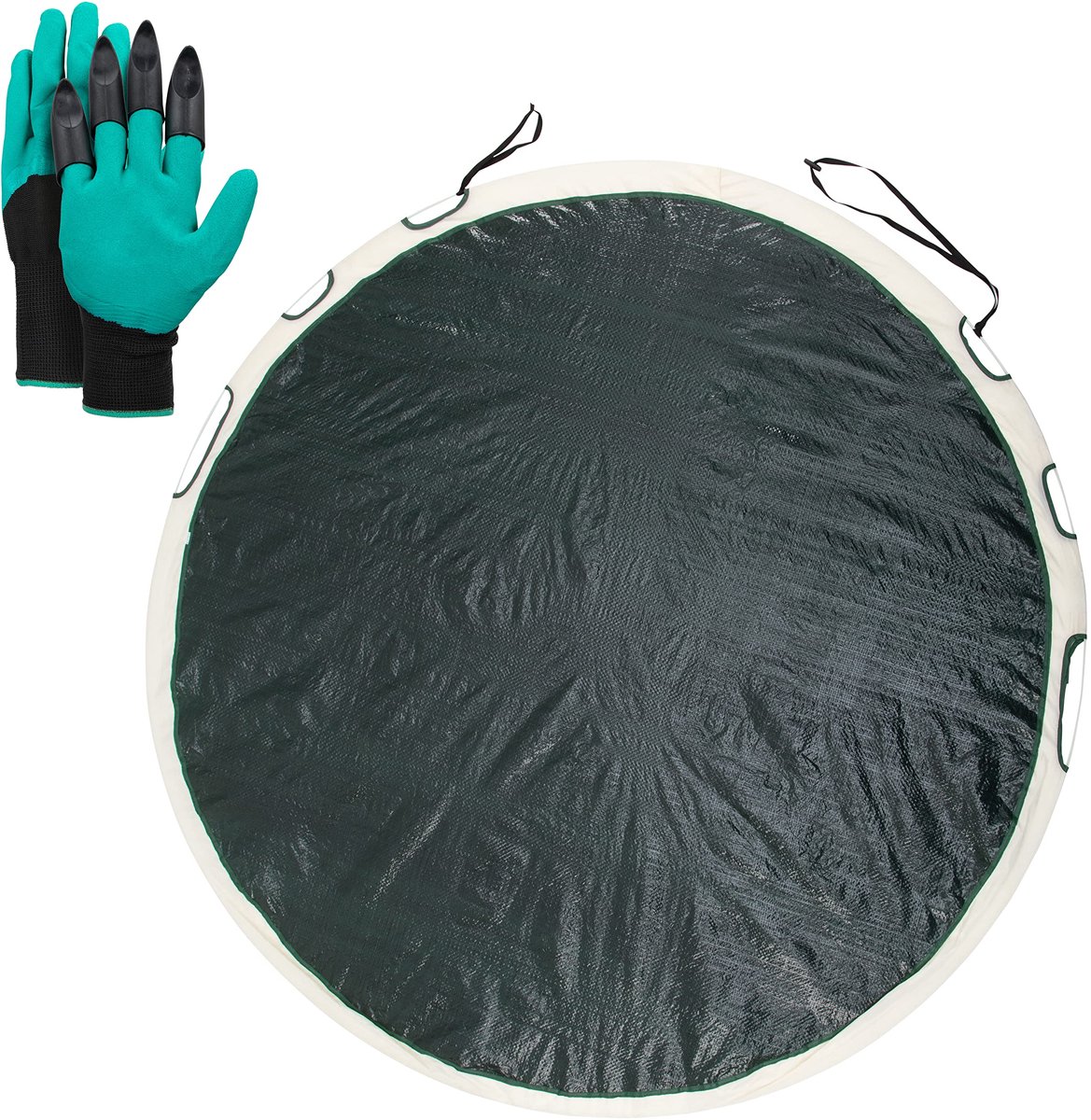 Pop Up Leaf Collector voor Tuinafval - Opvouwbaar - Inclusief Tuinhandschoenen - Eenvoudig te gebruiken - ShopVlot