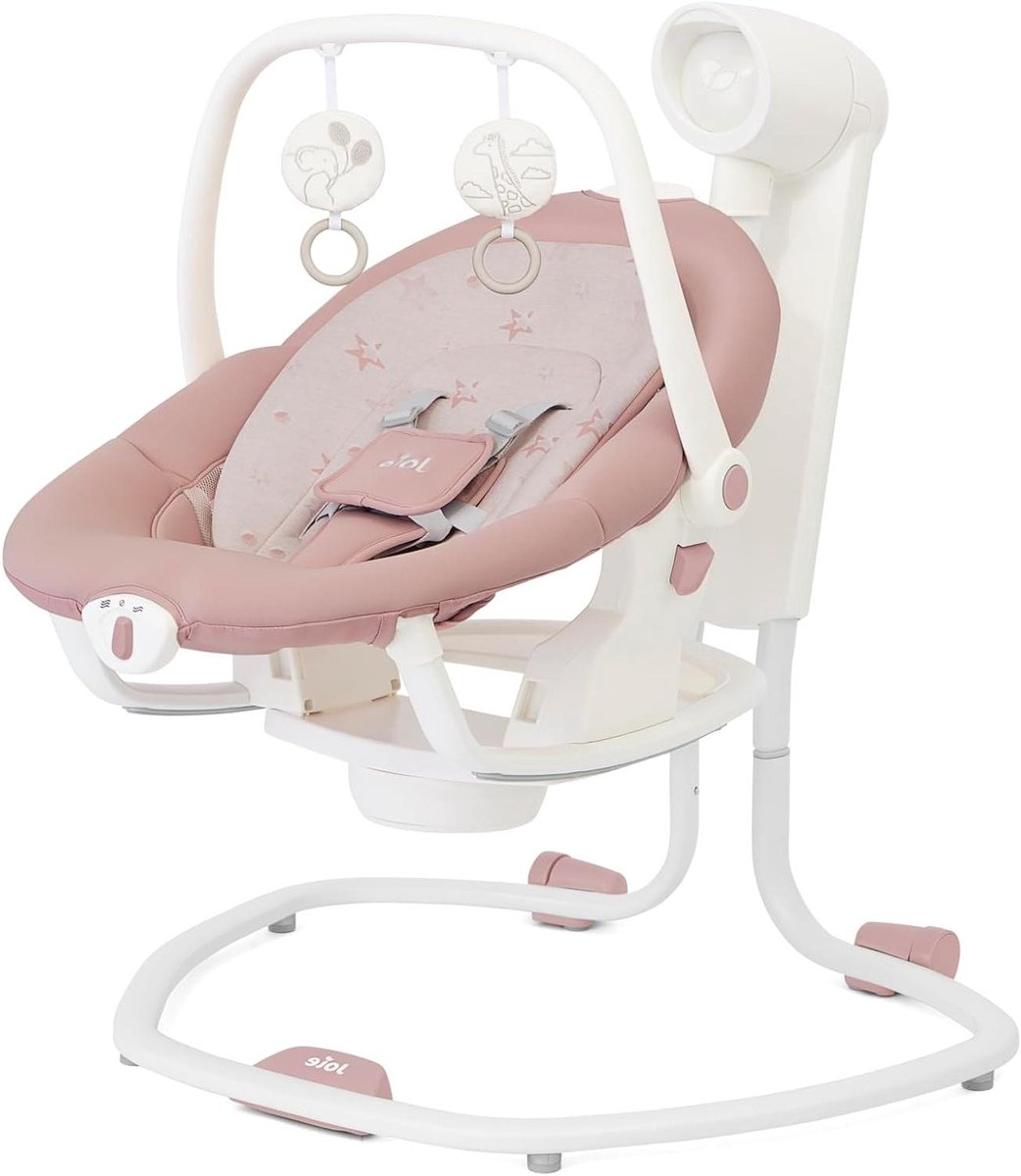 Baby Schommelstoel - Draagbare Wipstoel - Baby Ontspannen - 2-in-1 Functie - 0-9 kg - Cosmo Lola