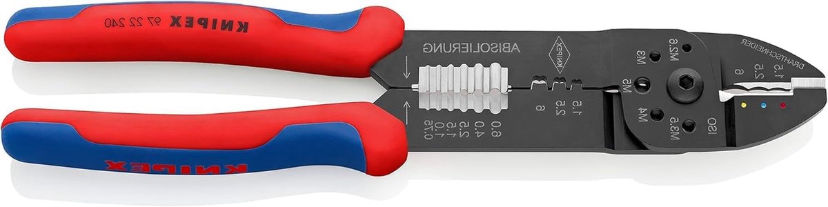 Krimptang - Tang - Kabels Bewerken - Met Draadgaten - 240 mm - Zwart