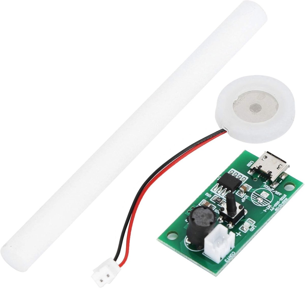 Ultrasone Luchtbevochtiger - Wit - USB Verstuiver met 740 Gaten en 5 μm - Voor Thuis en Kantoor