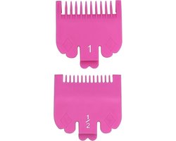 2 Pieces Professional Hair Clipper Protector Guide Attachment Combs, 1.5mm, 3mm, 1/16 inch, 1/8 inch, Compatible with - ShopVlot