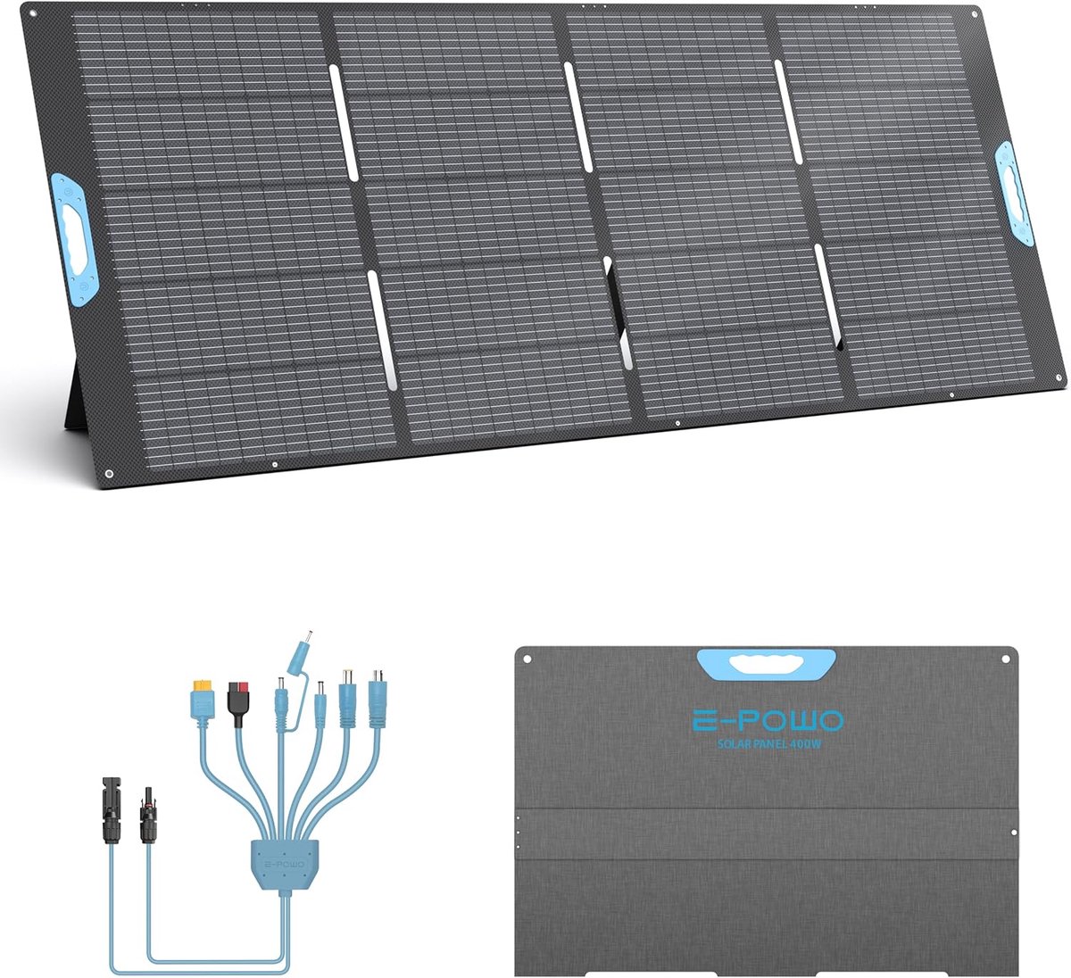 Zonnepaneel 400 W - opvouwbaar - monokristallijn - 23,5% efficiëntie voor duurzame energie - ShopVlot