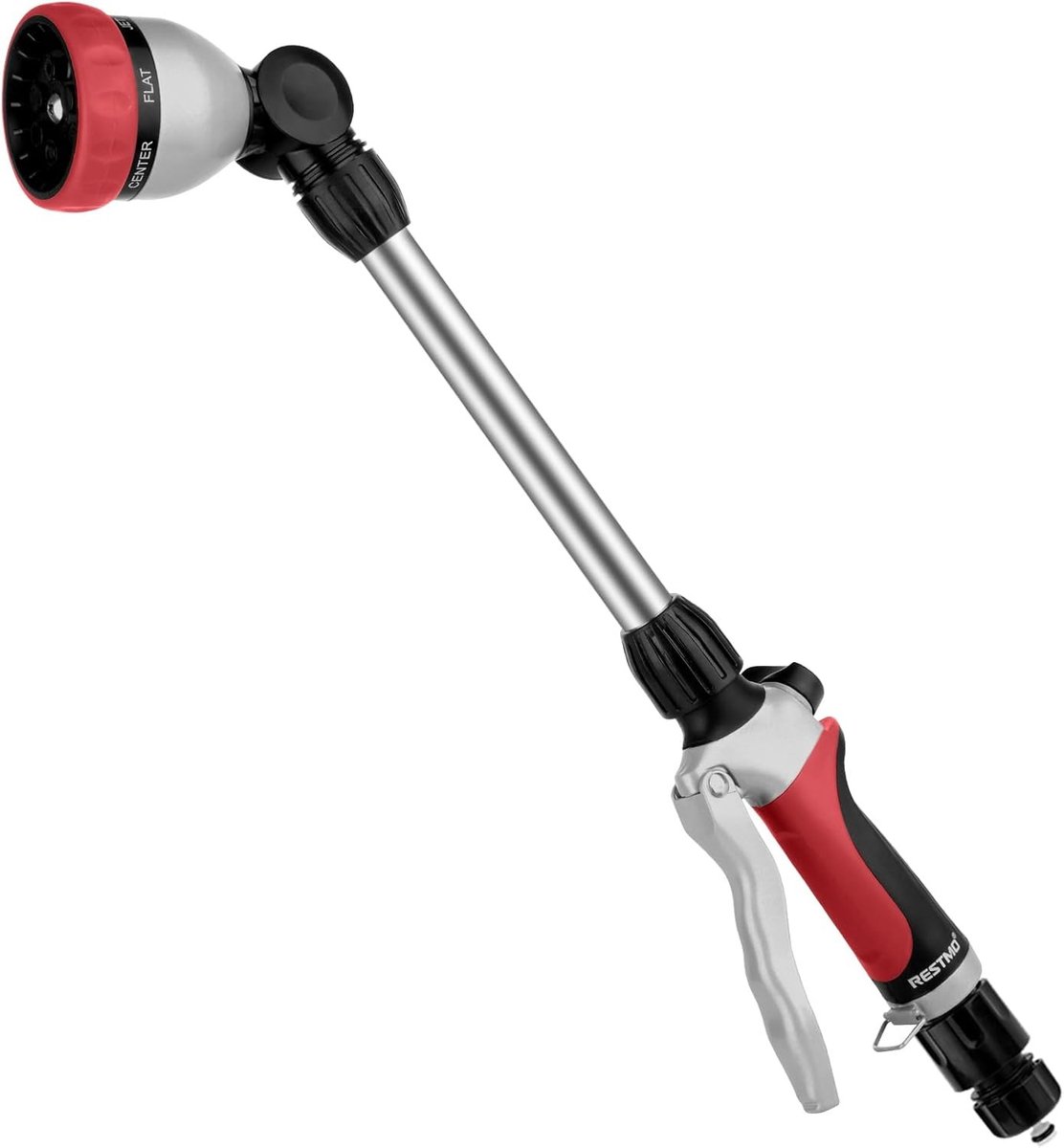 42 cm Lange Metalen Tuinslang Spuitpistool met 7 Verstelbare Spuitstanden, Perfect voor Hangpotten en Struiken, Tuinaccessoires en Besproeiing