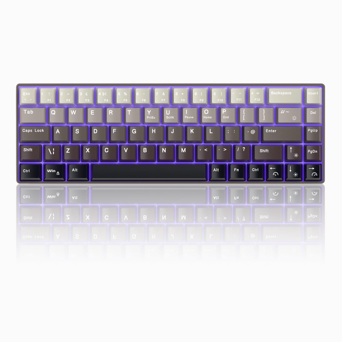Mechanisch Toetsenbord Compact 68 Toetsen - Draagbaar Gaming Toetsenbord - Geluidsdempend Katoen - ShopVlot