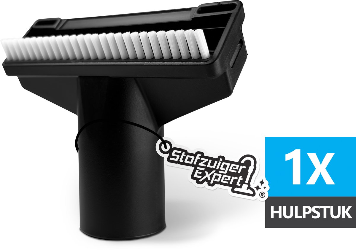 Universeel Meubelborstel zuigmond geschikt voor 32mm en 35mm zuigbuizen en grepen - Hulpstuk o.a. geschikt voor Miele, Numatic Henry, Philips, AEG, Karcher, Bosch, Siemens etc. - Stofzuiger Hulpstuk
