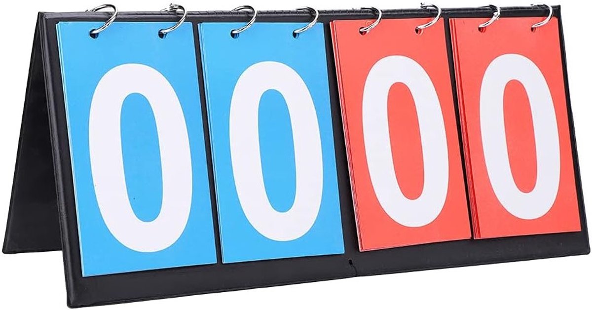 Waterdichte en Gemakkelijke Schoonmaak Scorebord voor Cornhole en Voetbal - Ideaal voor Gymdocenten en Sportevenementen