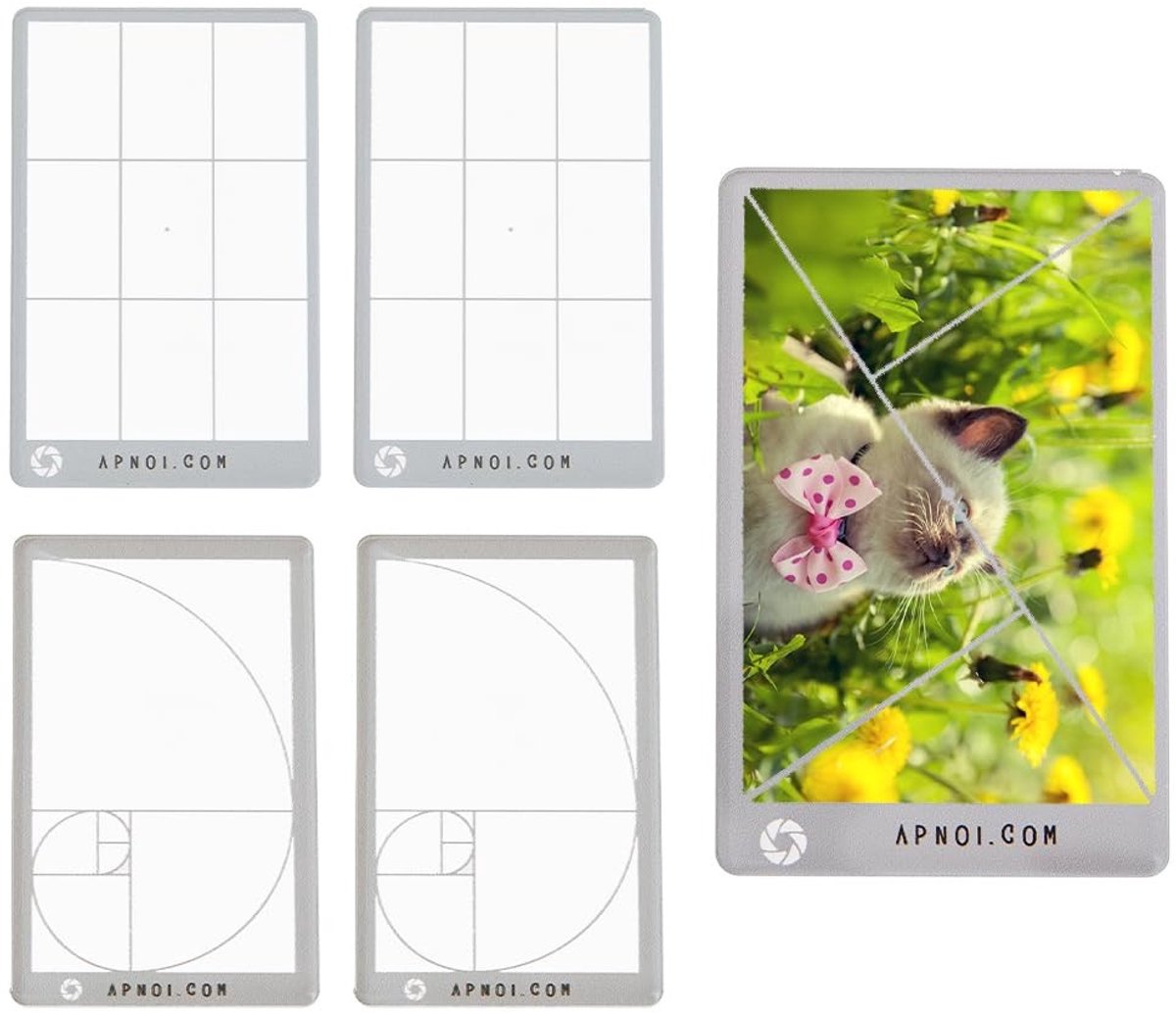 Dailygoods - Set van 6 Fibonacci Compositiezoekers voor Fotografie en Schilderen