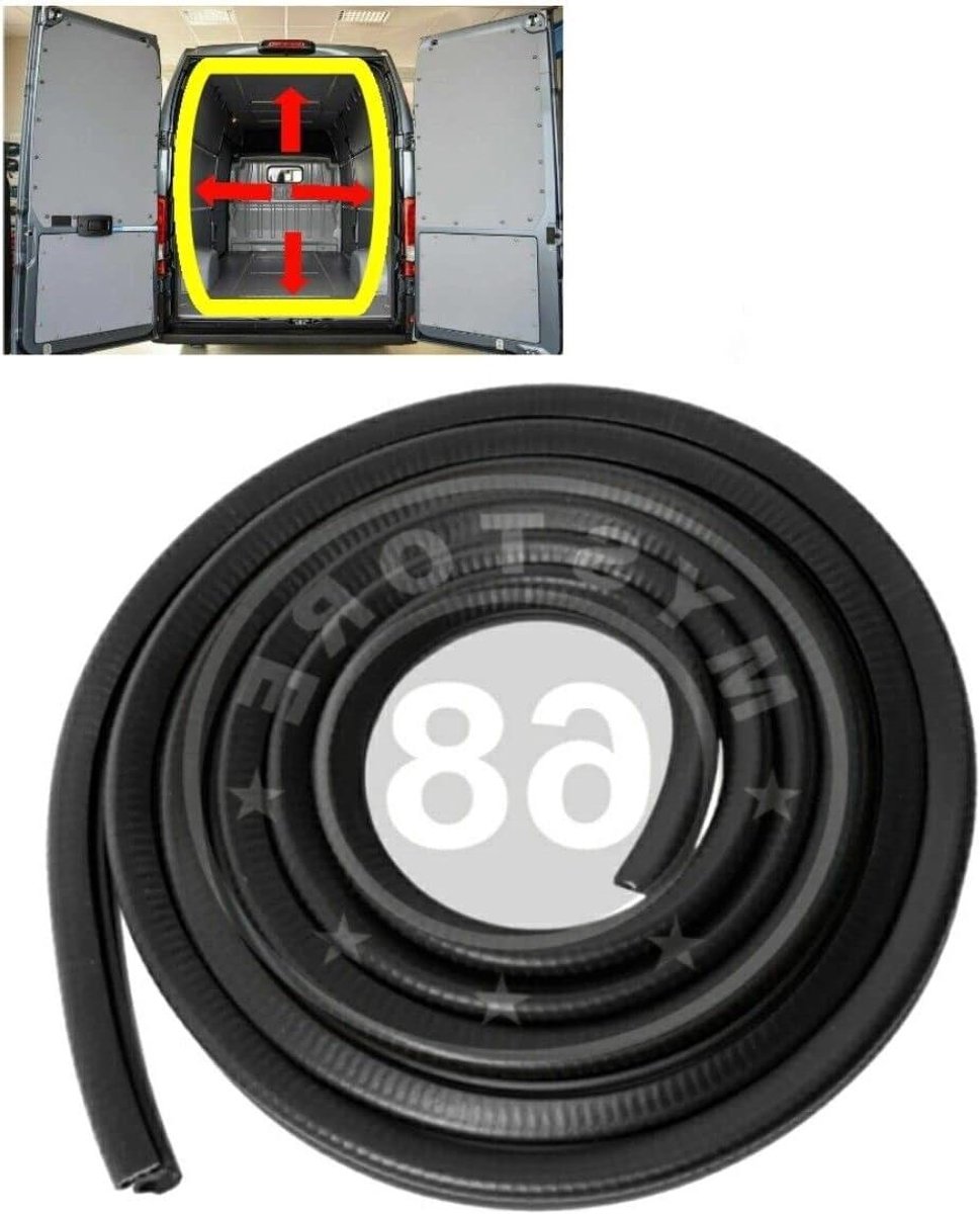 Achterklep Afdichting - Rubber Profiel - Voertuig Beschermen - EPDM Rubber Metaal - 2007-2017 - Zwart