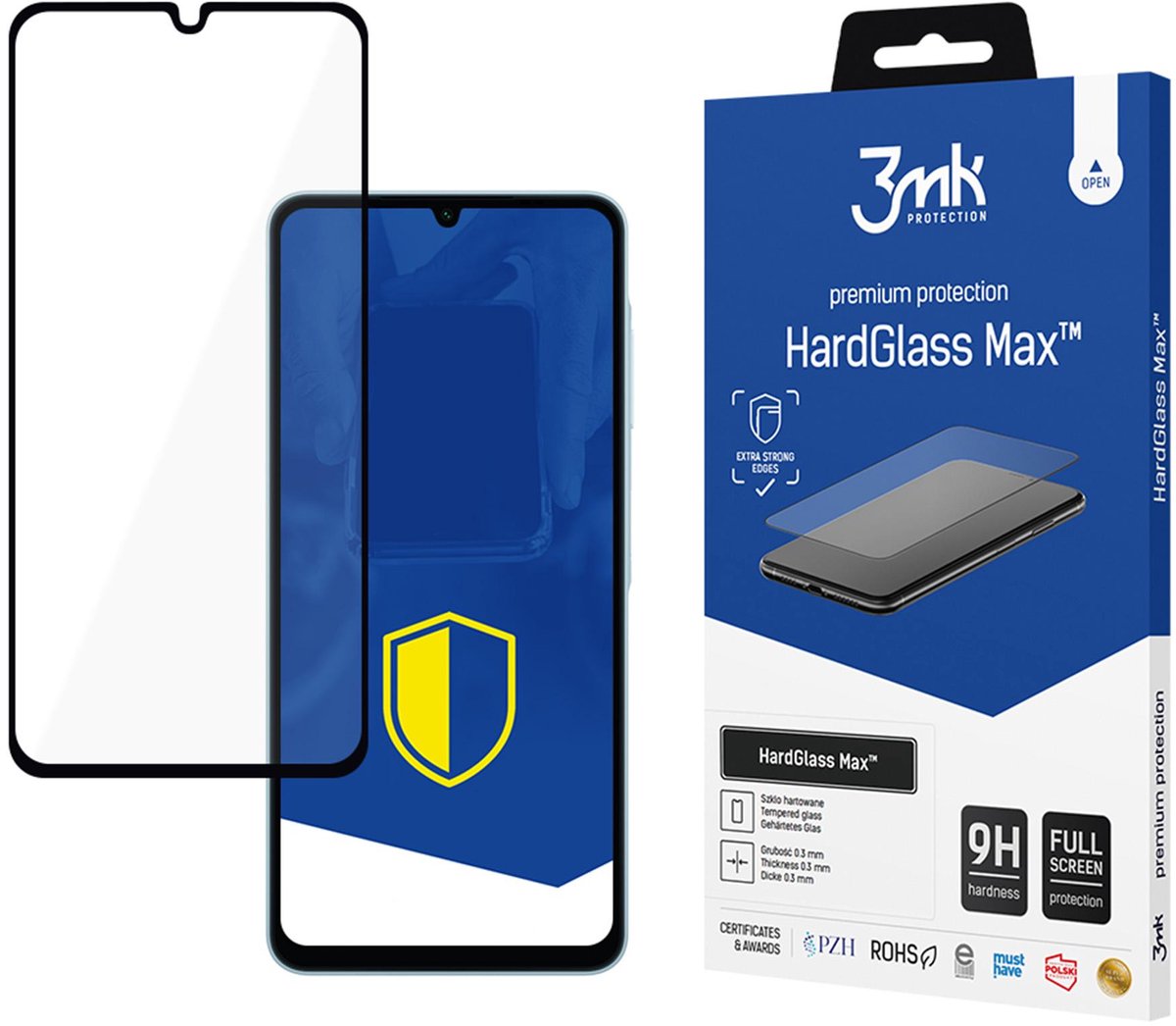 3Mk Hardglass Max Gehard Glas Bescherming Voor Samsung Galaxy A06 Zonder Lijm