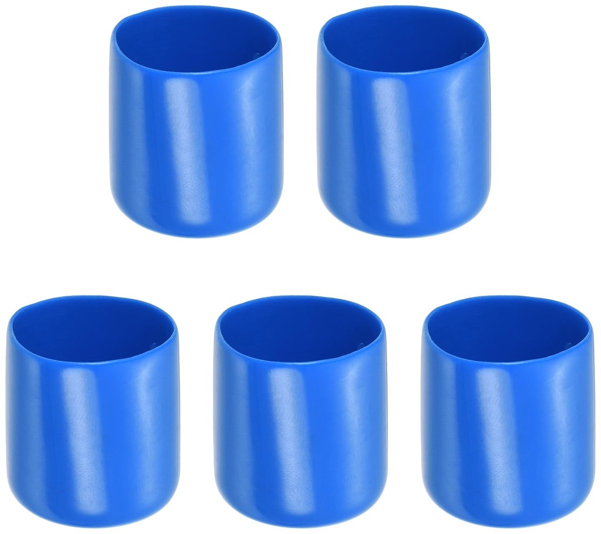 Dailygoods- Eindkappen Rubberen - 5 Pack - Beschermdoppen Stoelpoten - 25mm Binnendiameter - Slijtvast - Roestpreventie