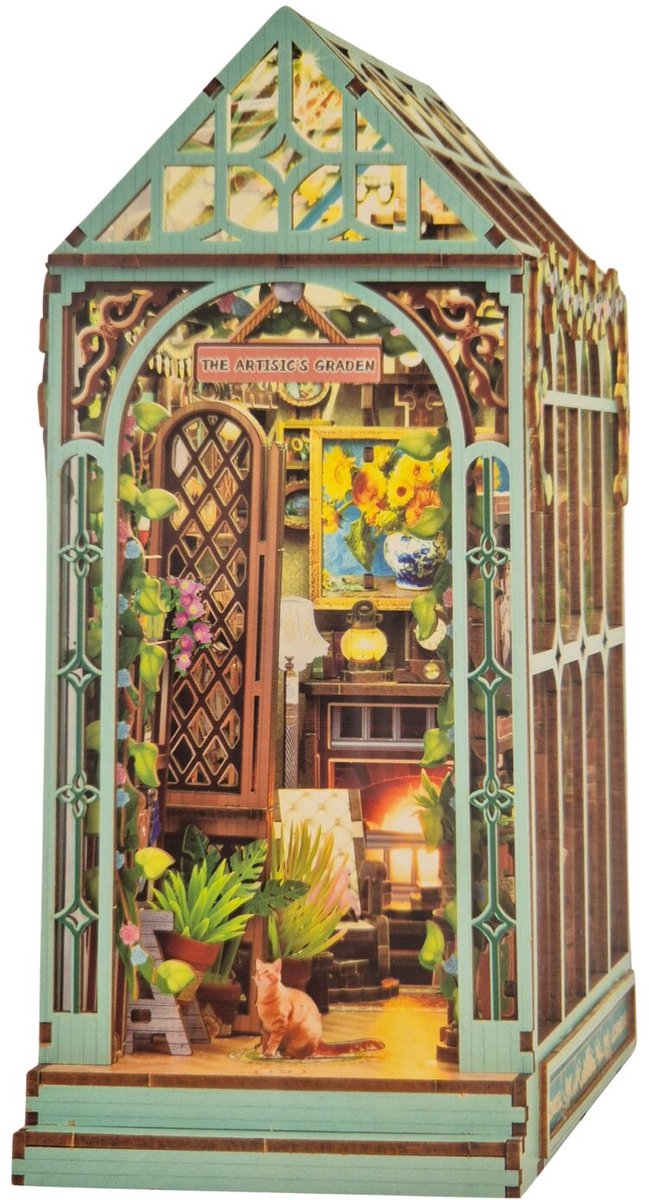 Beehub, 3D Booknook, Sunroom, BE013166, 23,3x10x19 cm