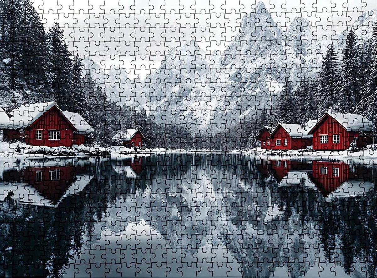 Houten Puzzel - Denksport Volwassenen - Familie Entertainment - Hoge Resolutie Print - 5000 Stukjes - Multicolor