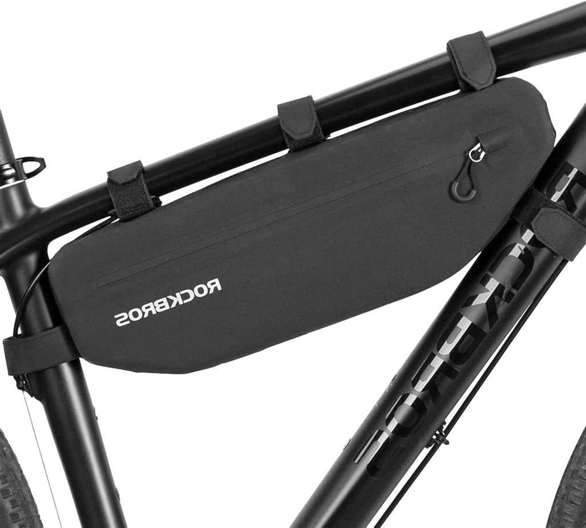 Fiets Frame Tas - Boodschappentas Fietser - Fietsen Opbergen - Grote Capaciteit - Large - Zwart