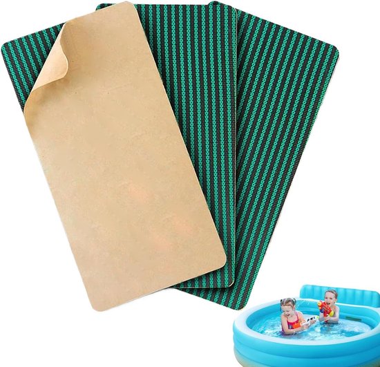 Reparatieset Zwembad - Afdekking Plakker - Waterdicht Maken - Versterkte Lijmtechnologie - 20 x 10 cm - Grijs — afbeelding 5
