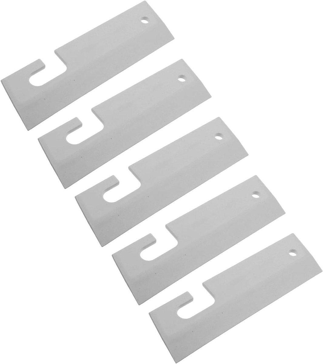 Mini Raamwisser Set - Siliconen Wisser - Glas Reinigen - Krasvrije Waterverwijdering - 5 Stuks - Grijs