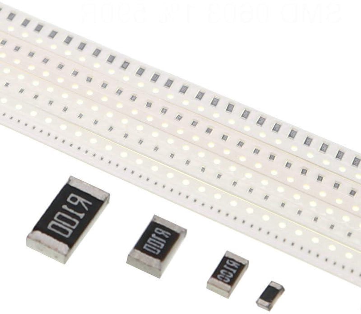 Chip Weerstanden - Componenten Set - Elektronica Reparatie - 1% Tolerantie - 0603 Formaat - Grijs