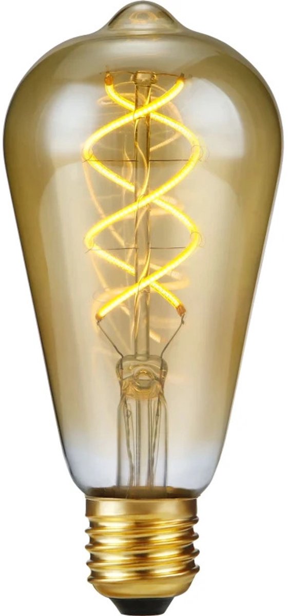 SPL E27 LED Edison Lamp | 5W Goud 2000K 220V/240V 920 | 360° Ø64mm Dimbaar
