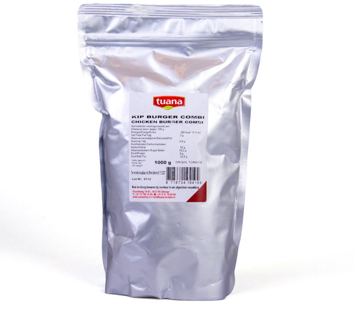 Tuana Kruiden - Kip Burger Combi Mix - Tuanashop - KZZ015