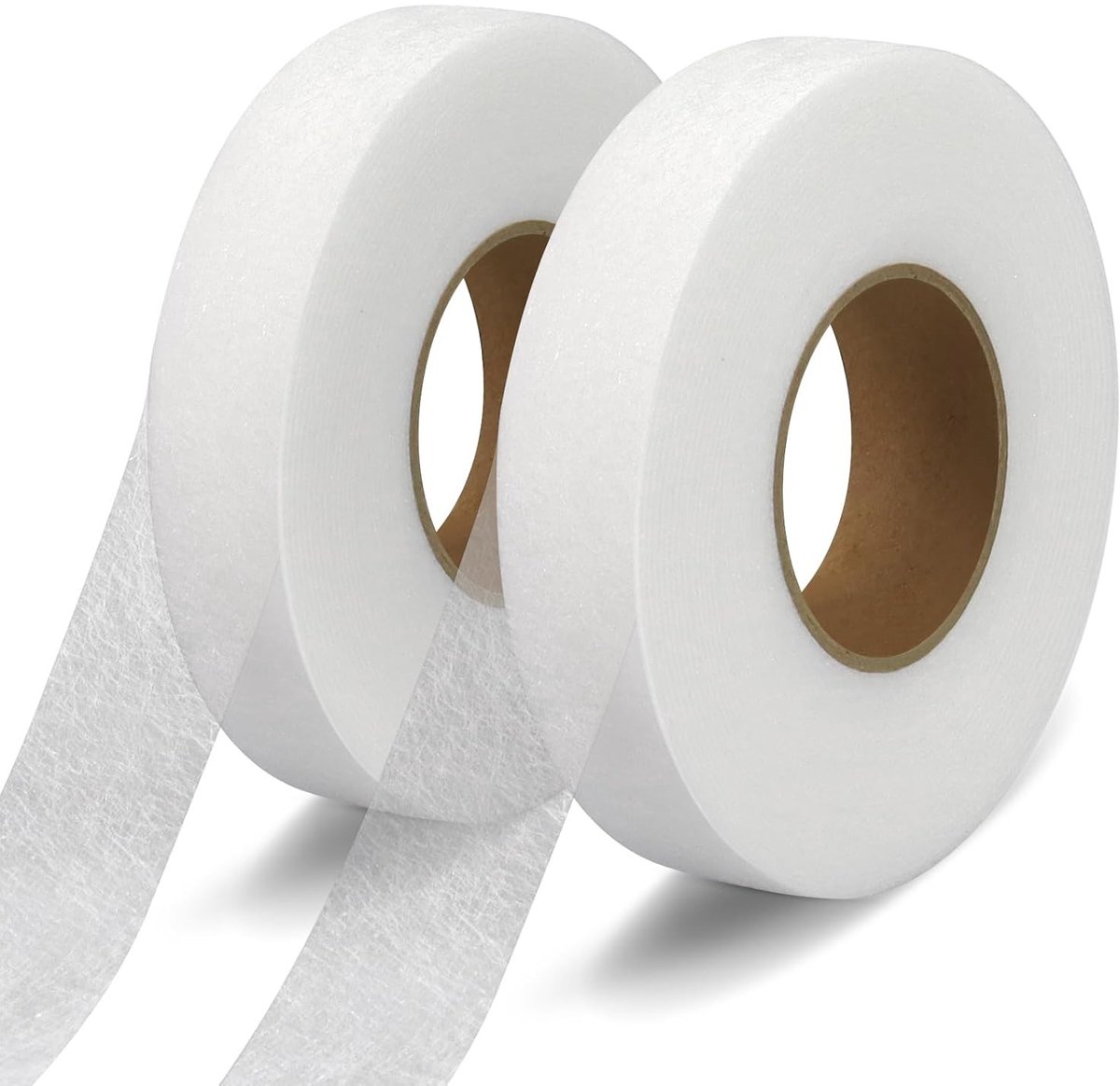 128 m Hem, 2 Spools, 2 cm Adhesive Tape for Ironing On, Wash-Resistant, Seam Tape for Splitting Fabrics, Trousers - ShopVlot