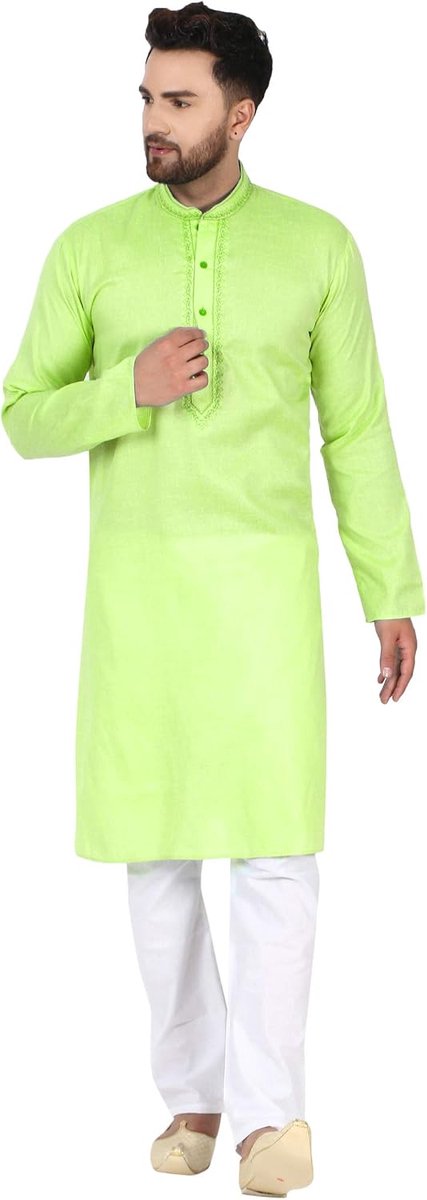 Kurta Pyjama - Indiase Etnische Feestjurk - Herenkostuum