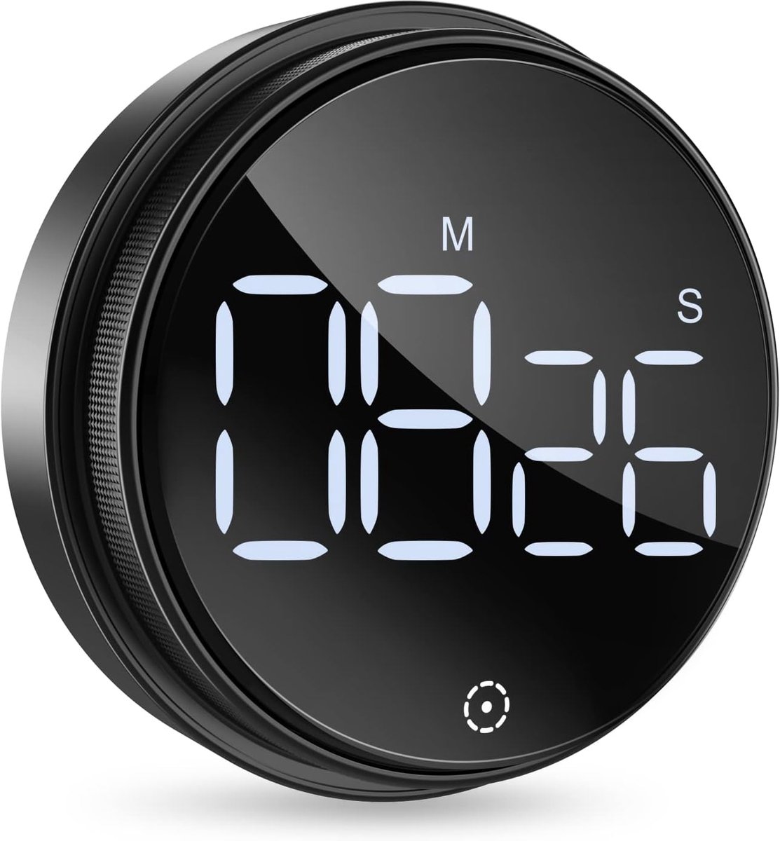 Digitale keukentimer, magnetische led-keukenwekker, 3 inch, korte