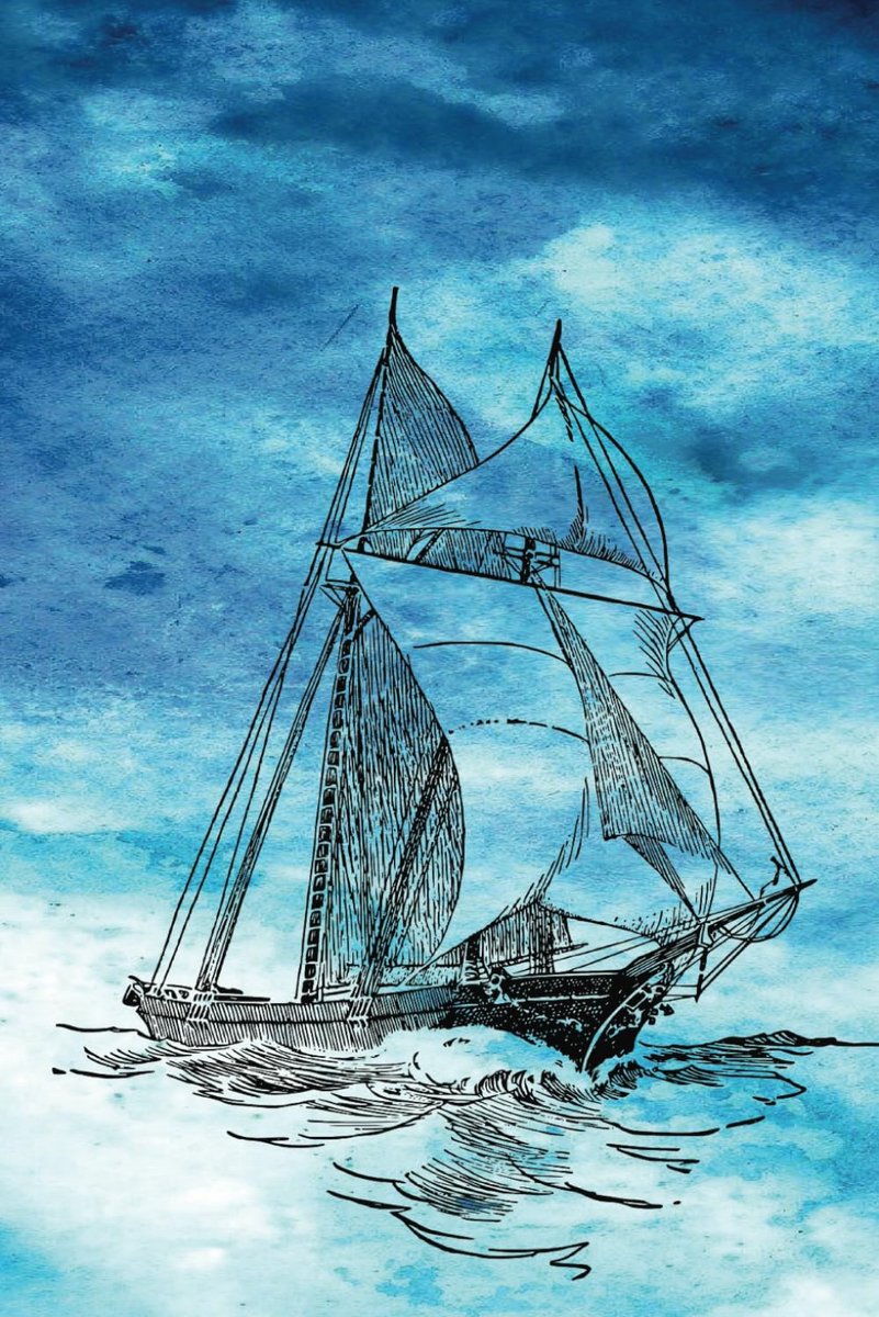 SnelShoppen - Zeilboot Journal Notitieboek - A5 Formaat - 120 Pagina's - Papieren Dagboek voor Zeilliefhebbers - Perfect voor Avonturen en Reisnotitie