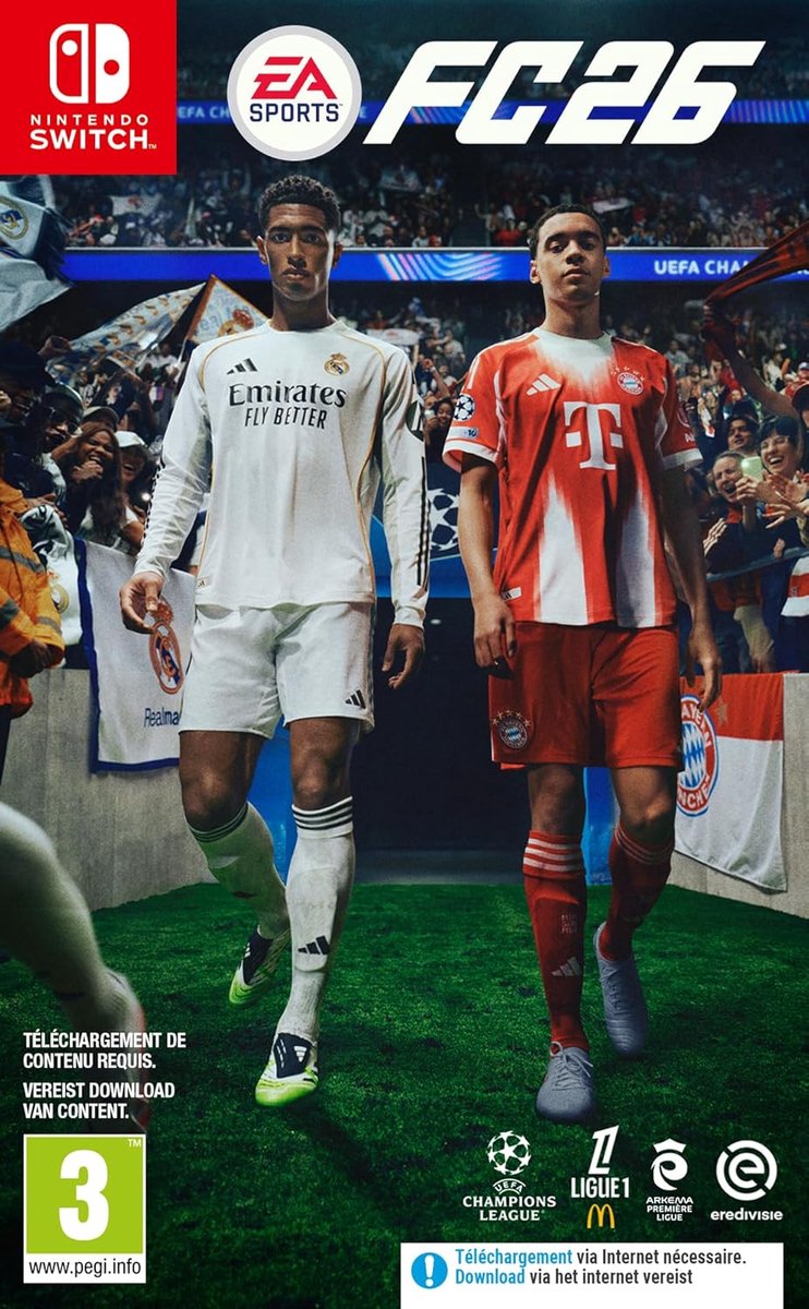 SnelShoppen - EA SPORTS FC 26 - Nintendo Switch - Sportspel met 20.000 atleten, 750 clubs en 35 kampioenschappen - Compleet spel voor gaming plezier