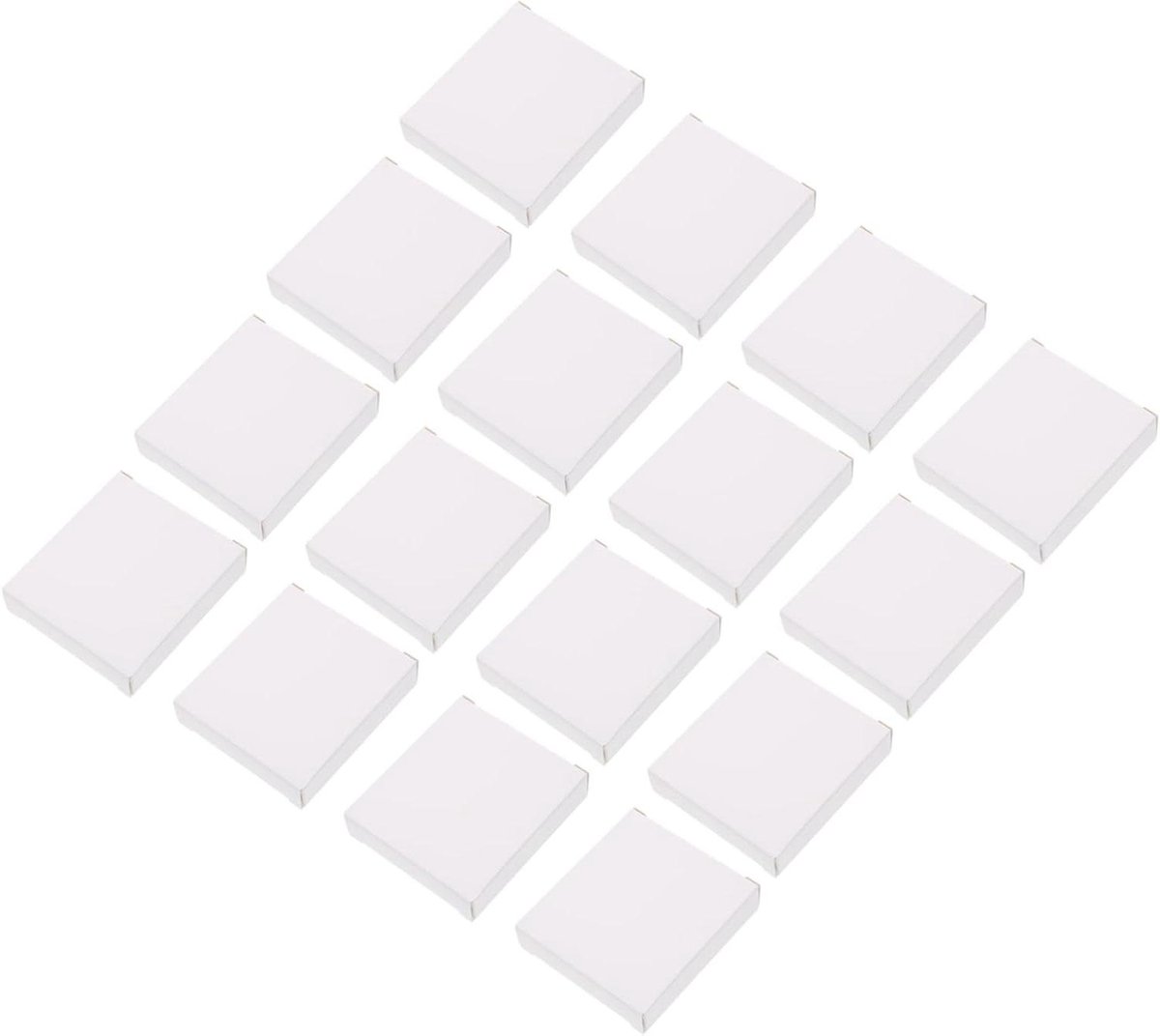 Opbergdozen Karton - Papieren Containers - Kleine Spullen Opbergen - Verdikt Papiermateriaal - 40 Stuks - Wit