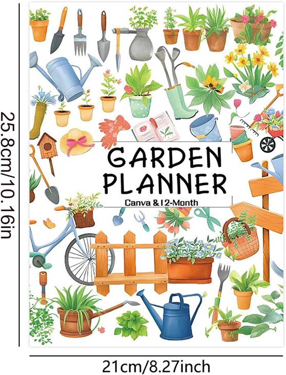 Tuinplanner Agenda - Tuinboek Planten - Efficiënt Tuinieren - Ruimte Optimalisatie Systeem - 258 x 21 cm - Niet gespecificeerd — cadeau in Kalenders & Planners - foto 7