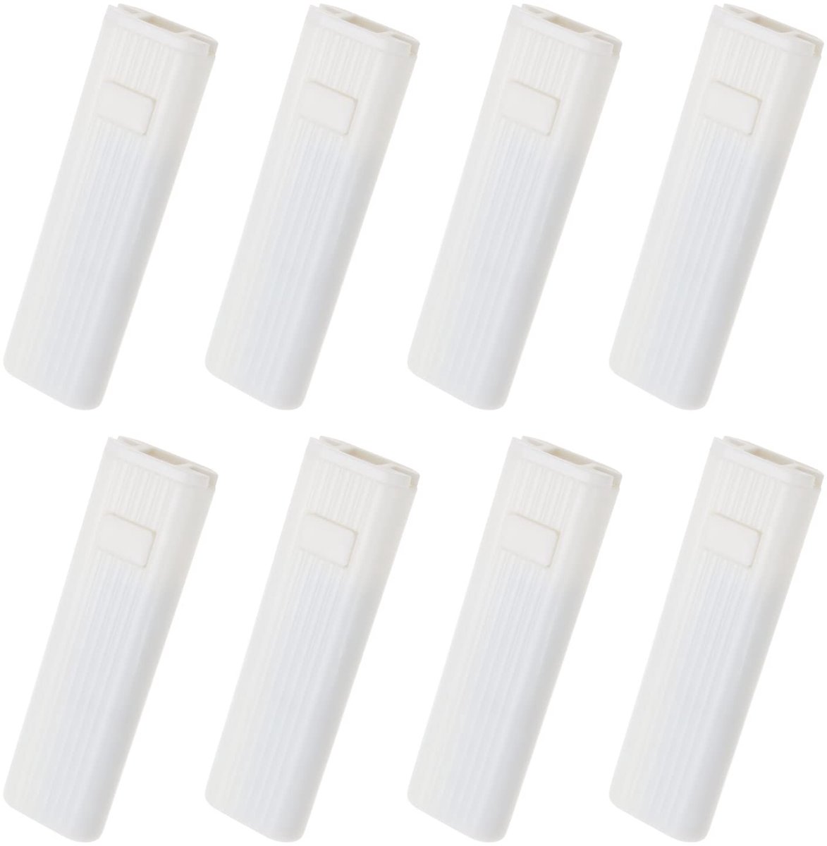 Omgoods - 8 Stuks Cord Weight Vervangingen voor Verticale Jaloezieën, Wit Plastic