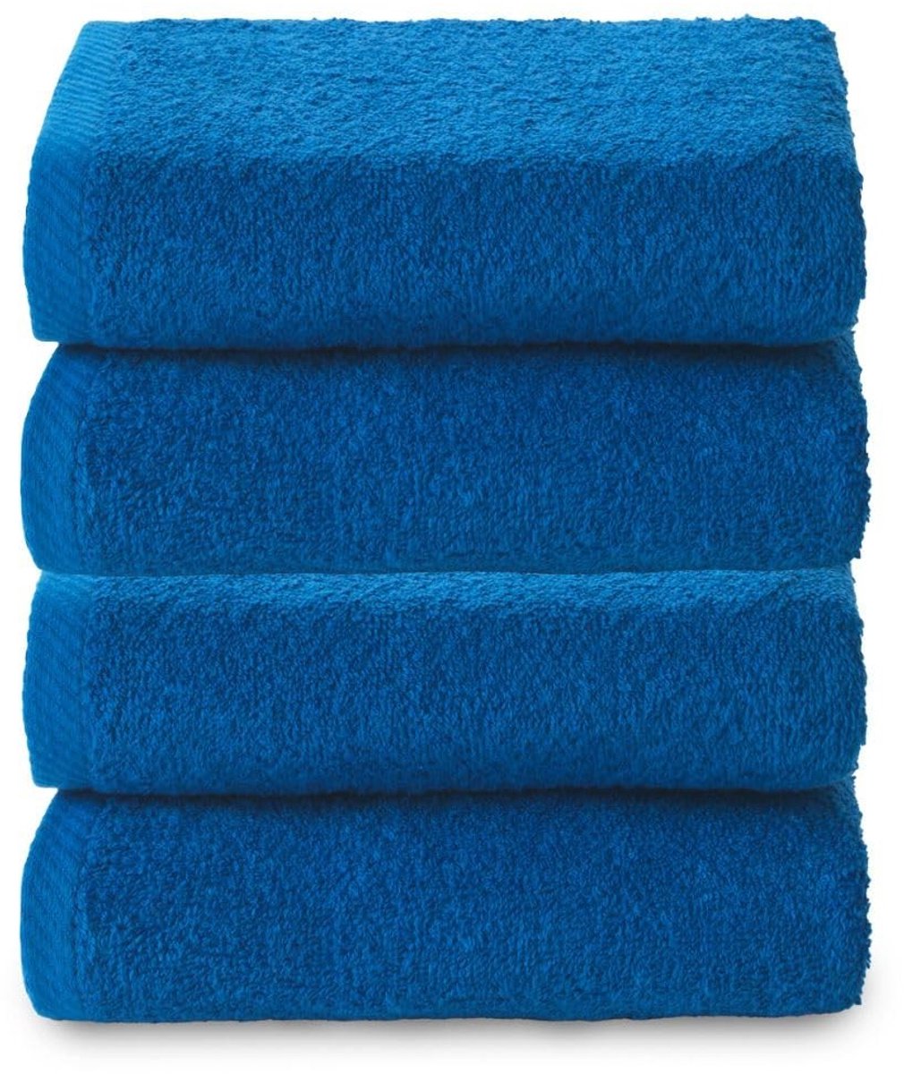 Omgoods - Set van 4 Grote Badhanddoeken 50 x 100 cm van Katoen