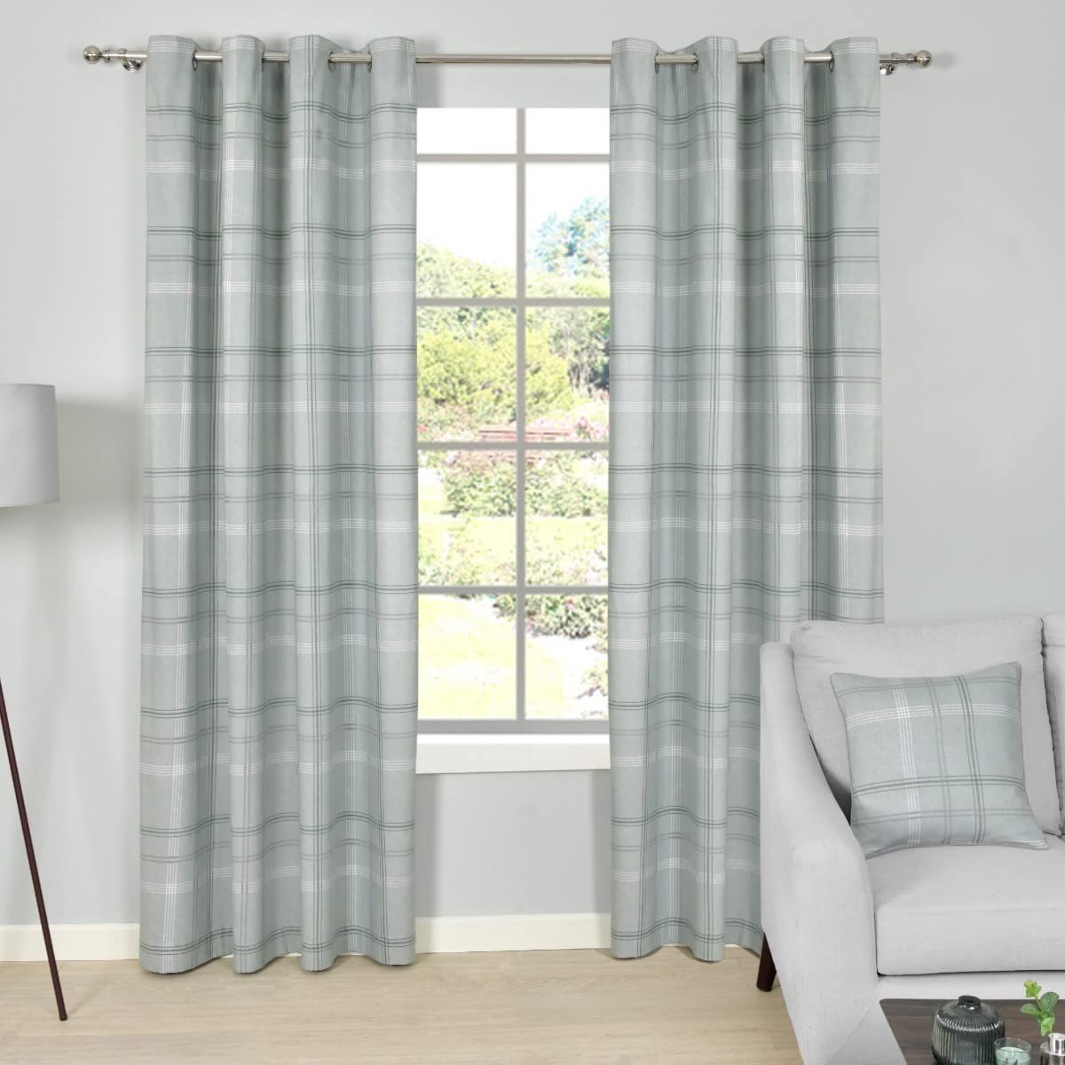 Omgoods - Geprinte Verduisterende Gordijnen met Thermische Isolatie - 66x72 cm - Groen