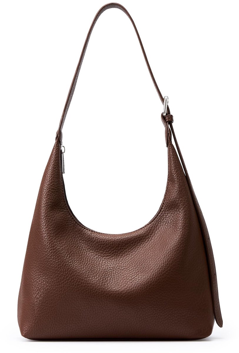 Omgoods - Crescent Moon Tote Bag - Vegan Leren Hobo Handtas voor Avond en Casual Gebruik
