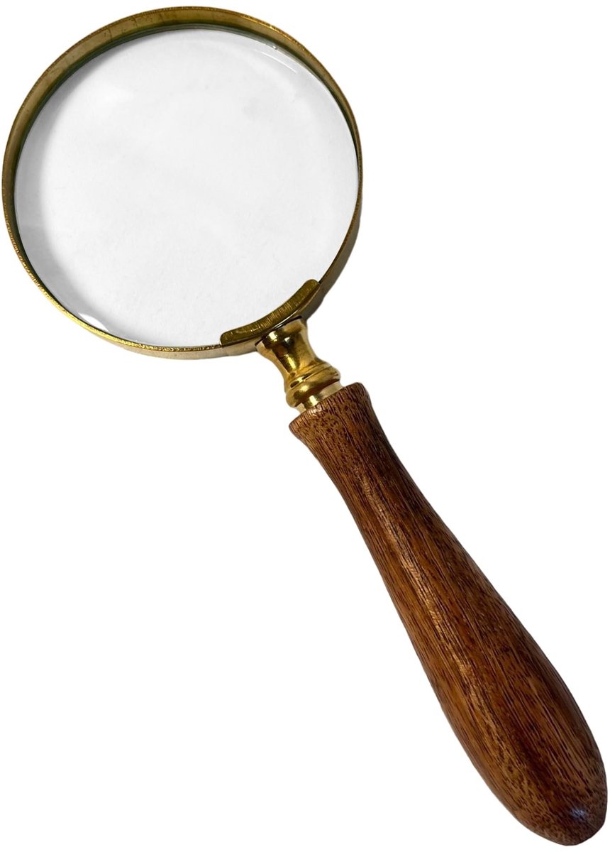 Omgoods - Houten Handvat Vergrootglas voor Lezen
