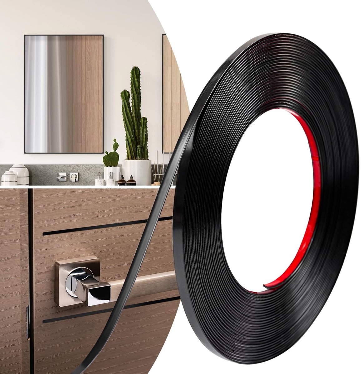 Omgoods - Decoratieve Zelfklevende Strip - Flexibele Rand voor Meubels en Muren