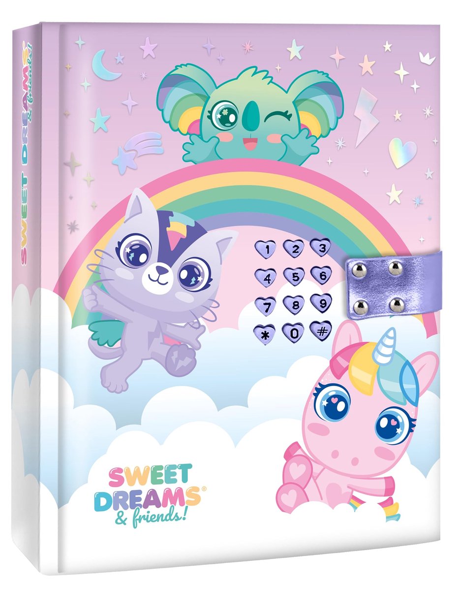 Omgoods - Elektronisch Dagboek voor Kinderen - Sweet Dreams Style