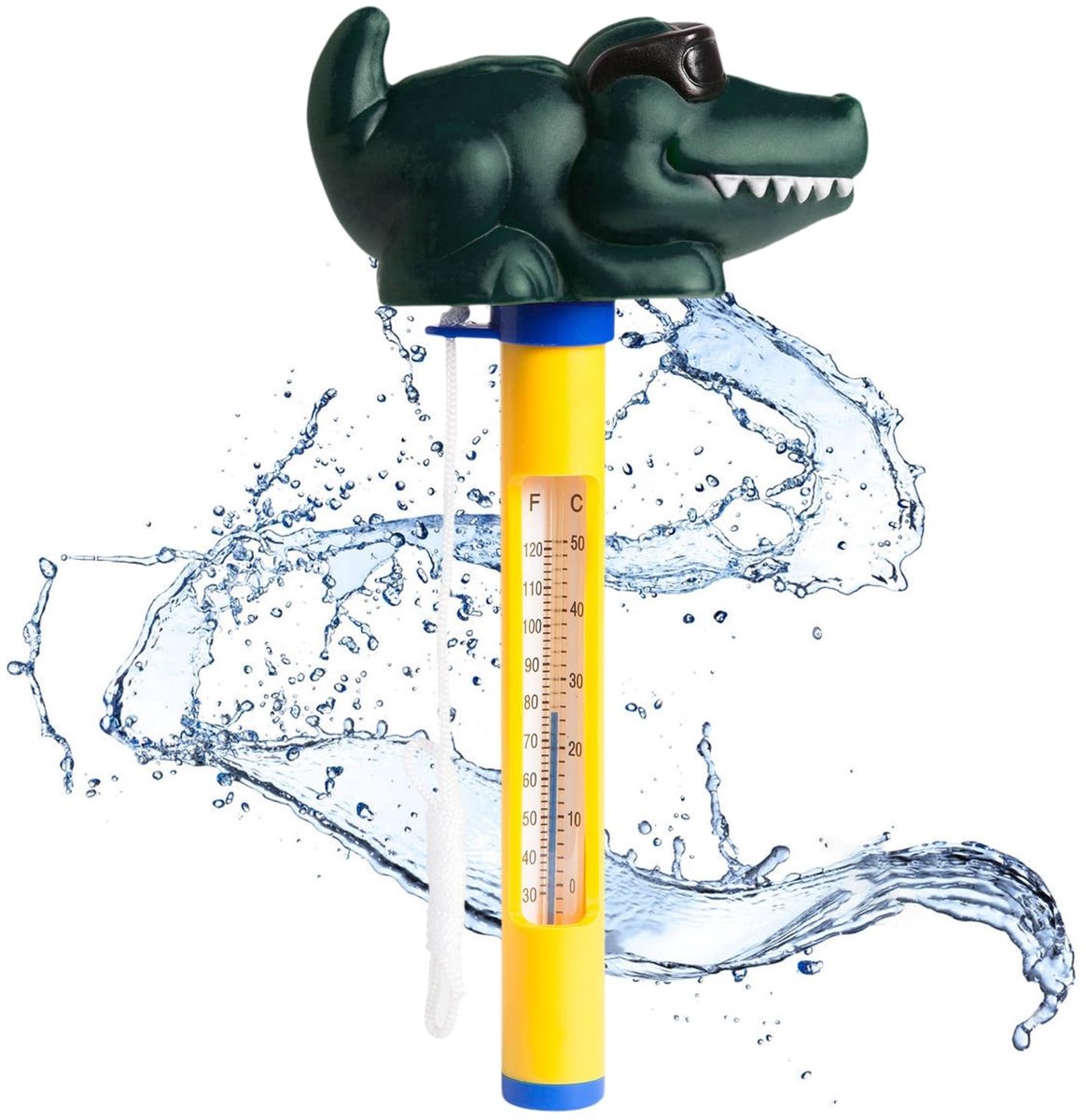 Omgoods - Drijvende Water Thermometer voor Zwembaden met Duidelijke Temperatuurschaal