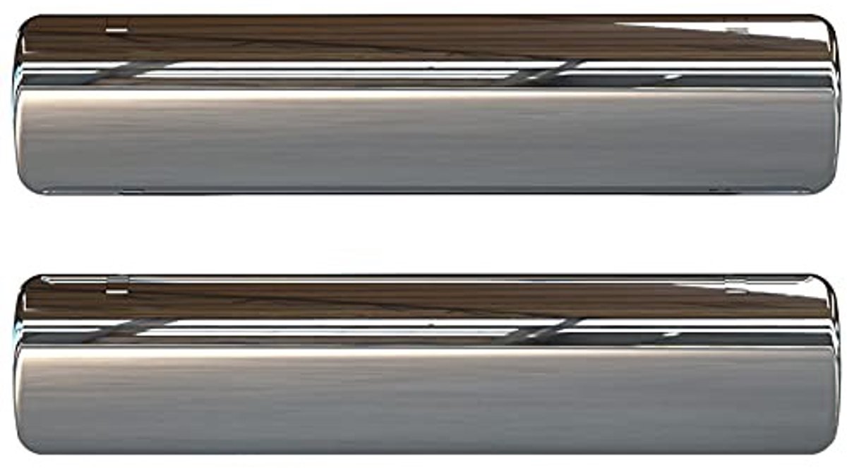 Omgoods - Sweet Multilayer Geïsoleerde Rechthoekige Brievenbus 30.5cm - Bijpassende Deurfurnituren Beschikbaar (Chroom)