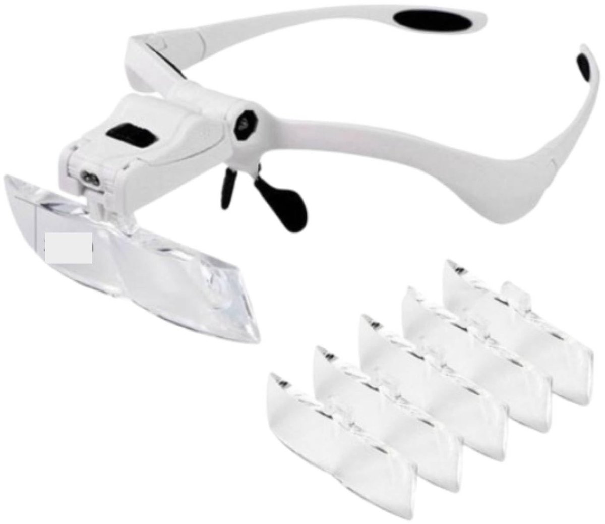 Omgoods - Hoofdband Vergrootglas - Handsfree Vergroting voor Naaien en Ambachten
