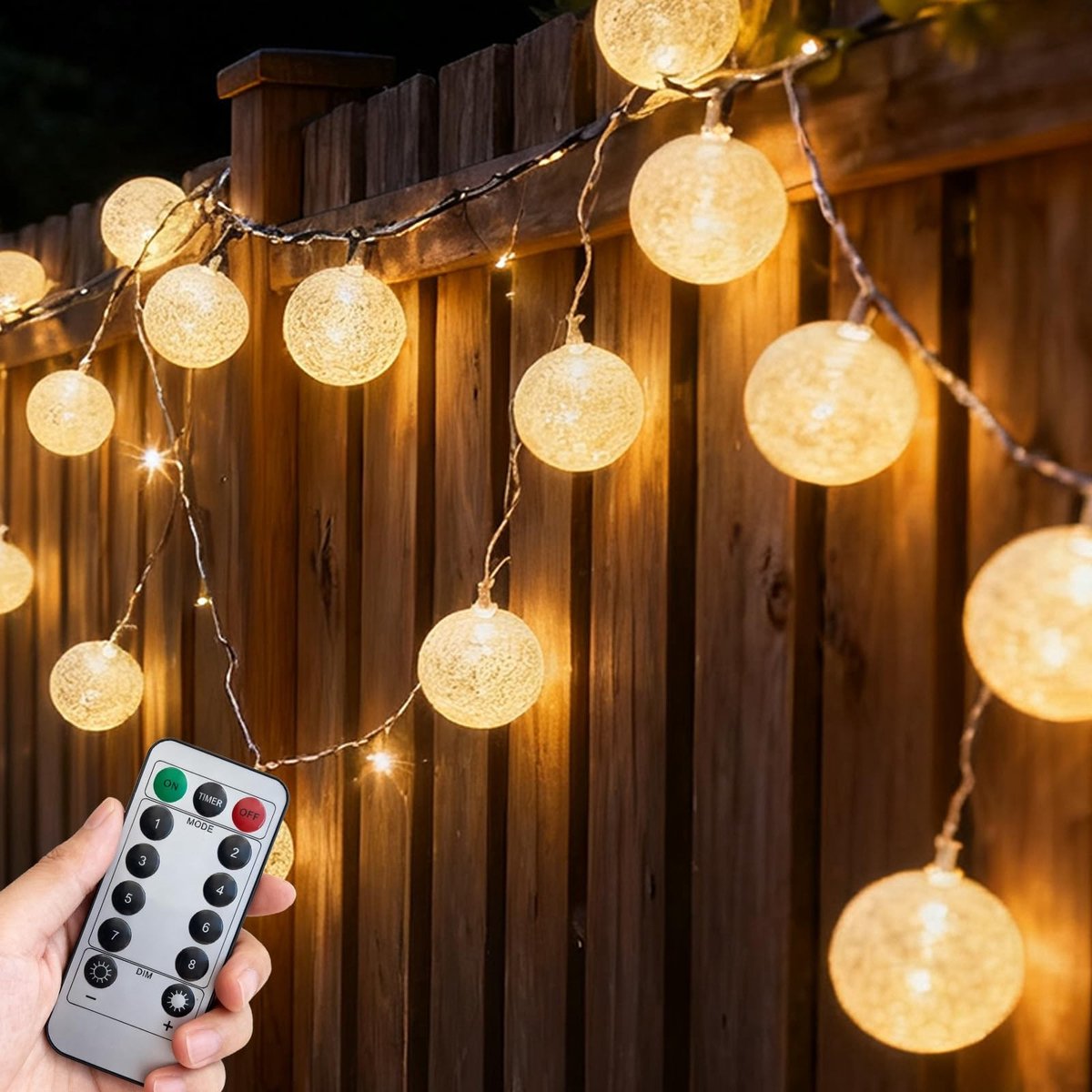Omgoods - 40 LED Fairy Lights met Afstandsbediening - USB Voeding voor Decoratie