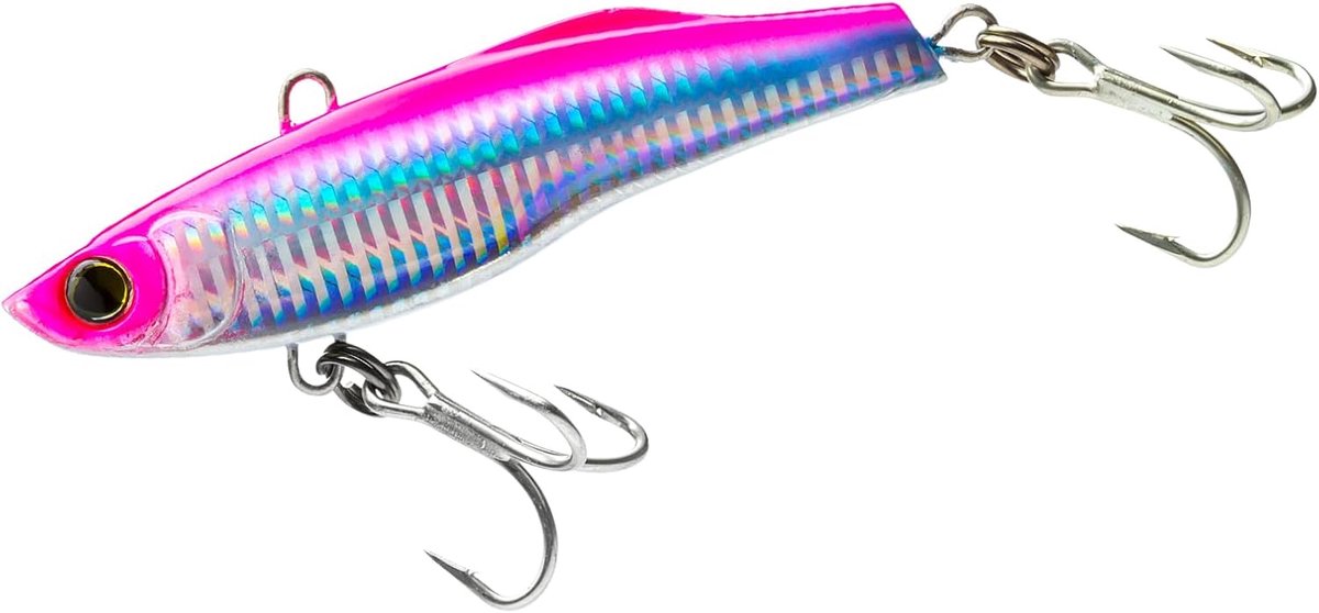 High Speed Vibe Lokken, 5 1/4", Holografisch Roze