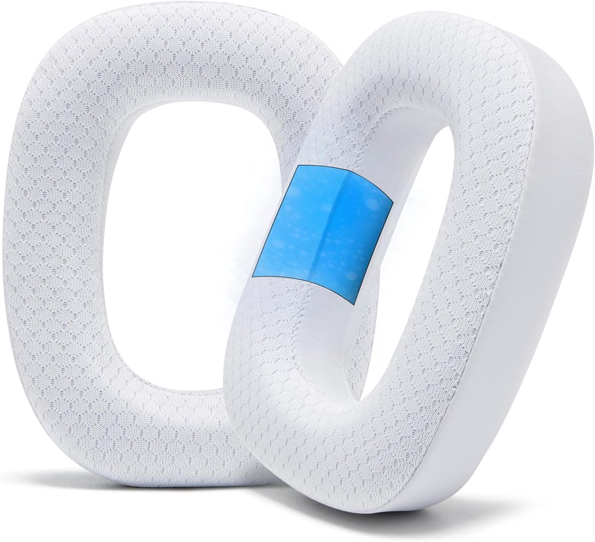 Oorkussens compatibel met Logitech Astro A30-hoofdtelefoons van Wicked Cushions - Verhoogd comfort, duurzaamheid, dikte en geluidsisolatie | White